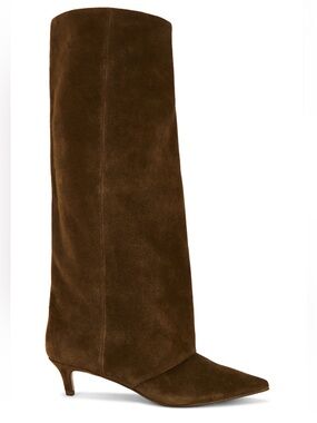 Steve Madden Women's Luca Slouchy Kitten-Heel Dress Boots